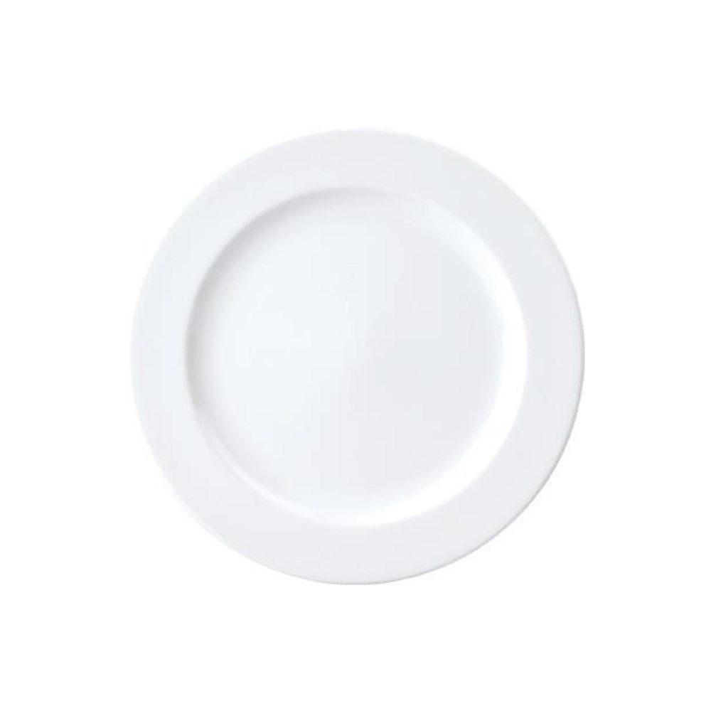 Royal Porcelain Flat Rim Plate CHELSEA, 240mm, Vitrif. Porcelain