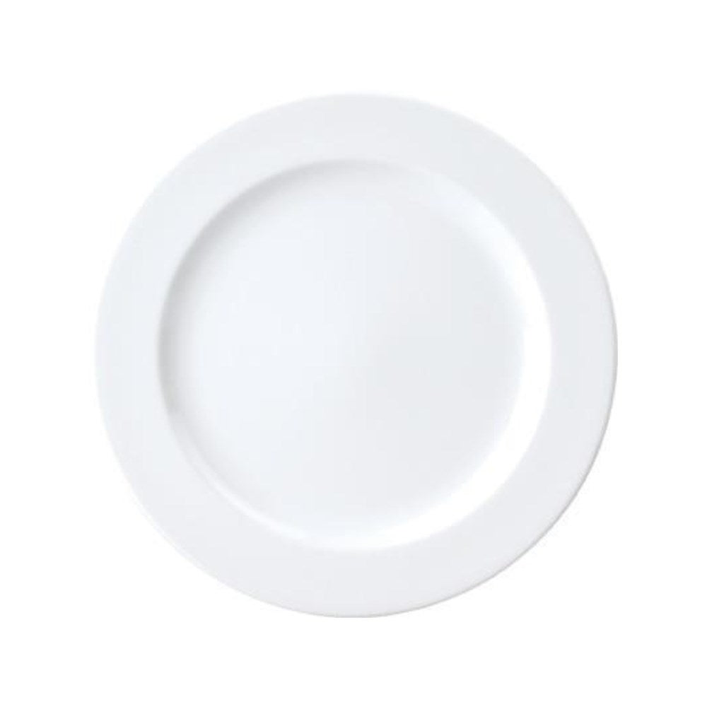 Royal Porcelain Flat Rim Plate CHELSEA, 280mm, Vitrif. Porcelain