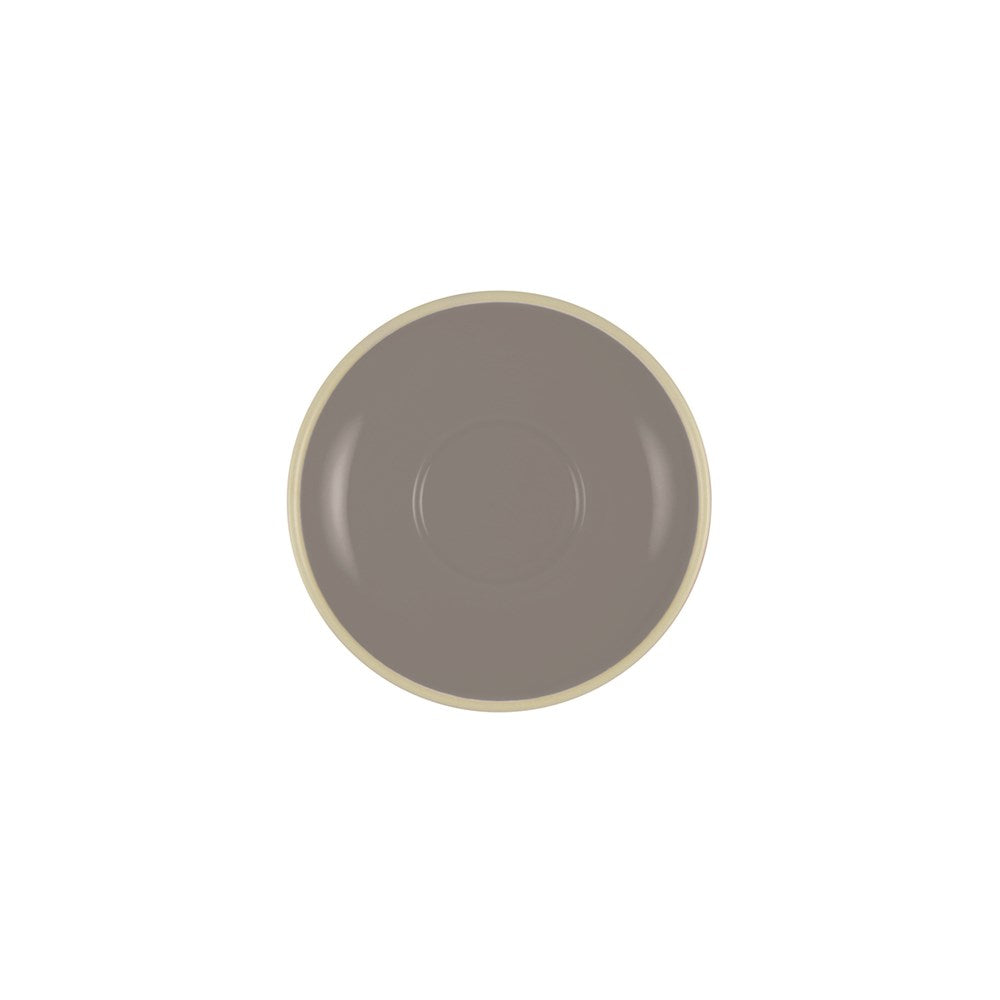 Brew Espresso Saucer FRENCH GREY, 120mm, Vitrif. Porcelain, Grey