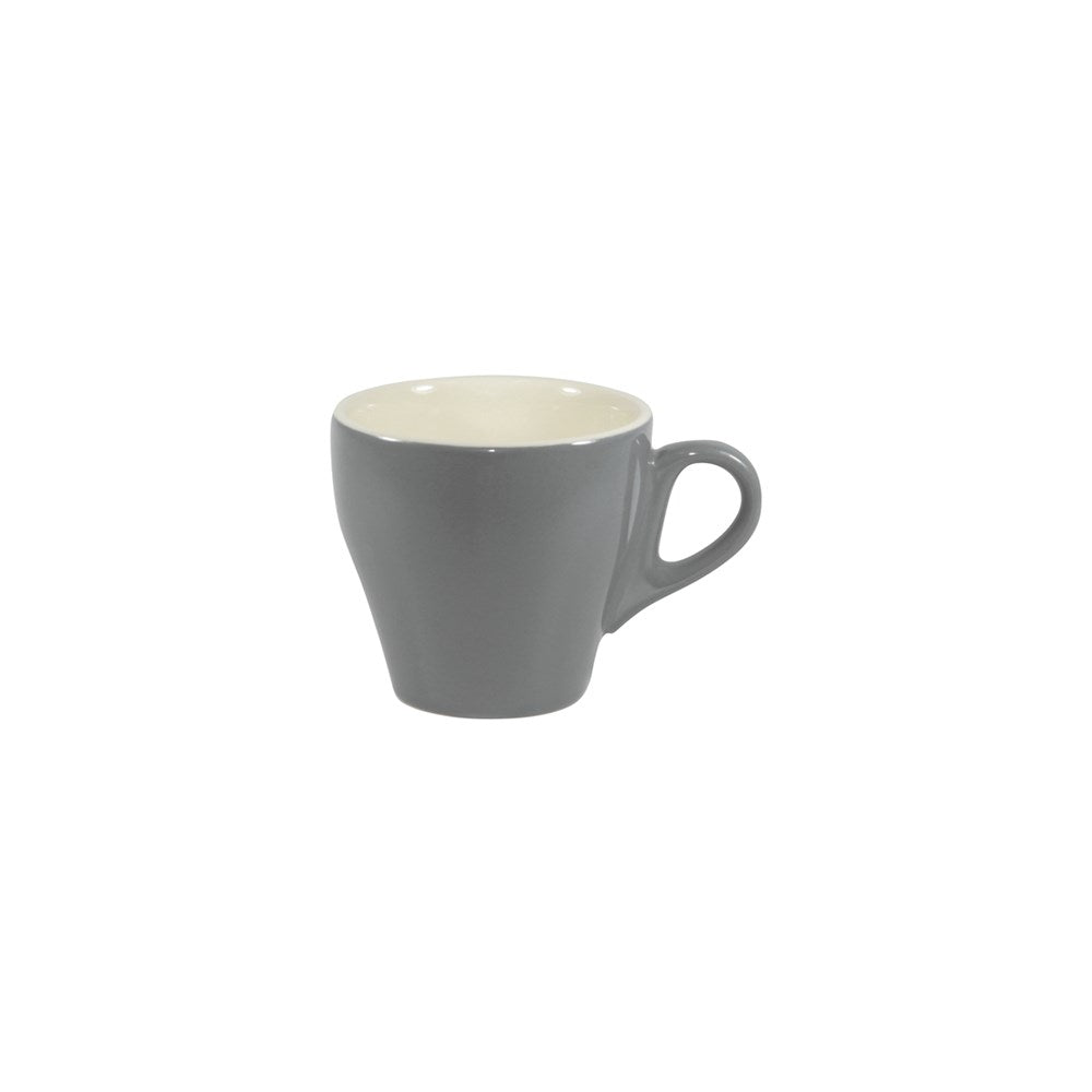 Brew Long Black Cup FRENCH GREY, 180ml, Vitrified Porcelain, Grey
