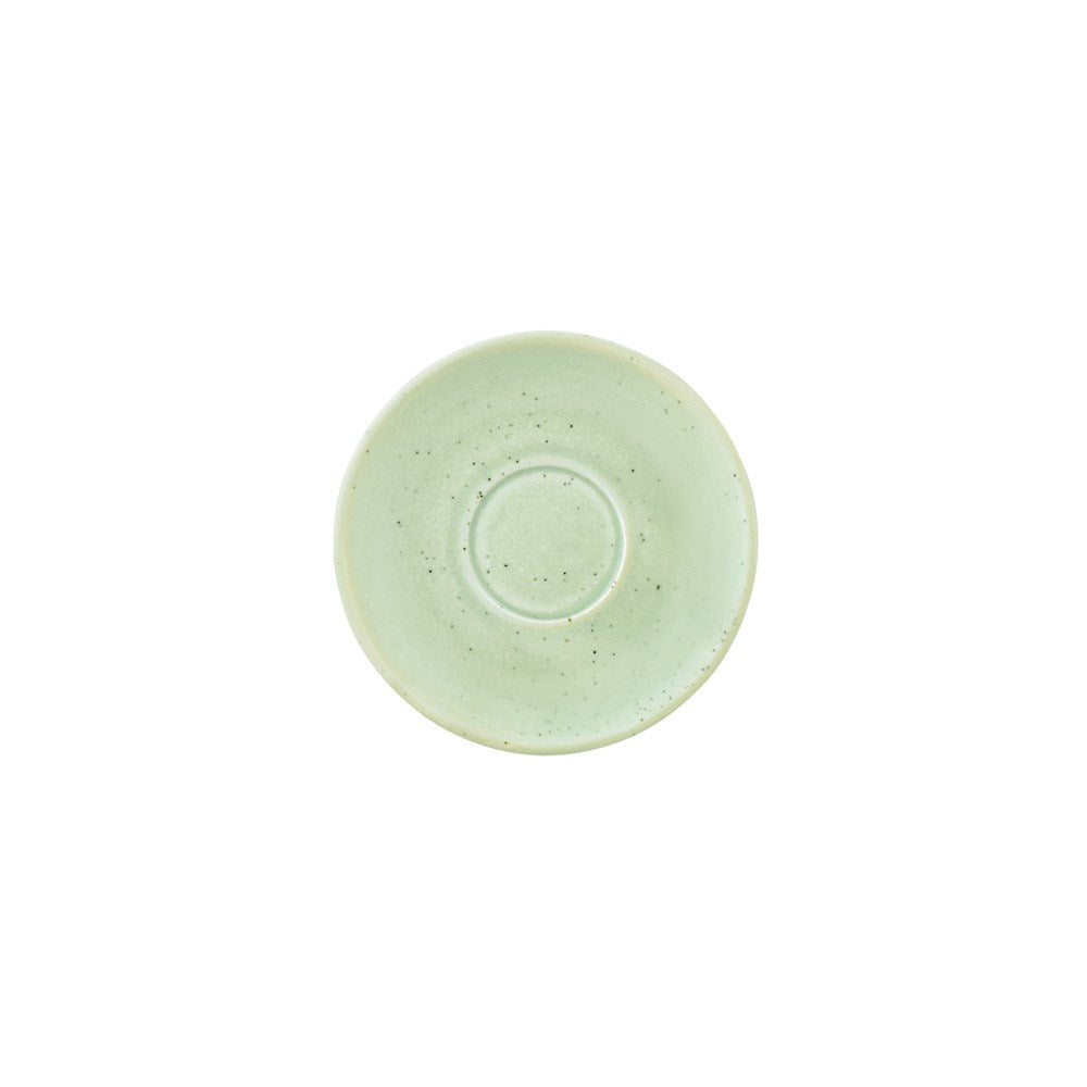 Brew Espresso Saucer PISTACHIO, 120mm, Vitrified Porcelain, Green