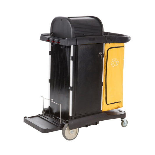 Jiwins Luxury Cart, Yellow Bag, Polypropylene, Black