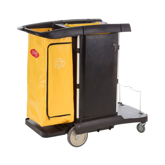 Jiwins Innovative Cart, Yellow Bags, Polypropylene, Black