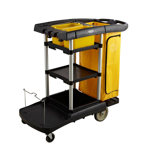 Jiwins Multifunction Cart, Yellow Bag, Polypropylene, Black