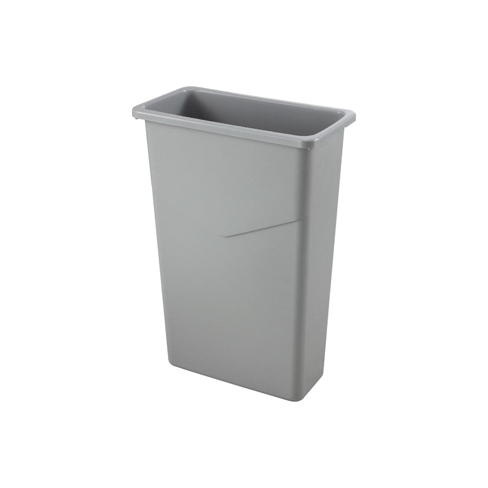 Jiwins Slim Bin, 75.7L, Rectangle, Polyethylene, Light Grey