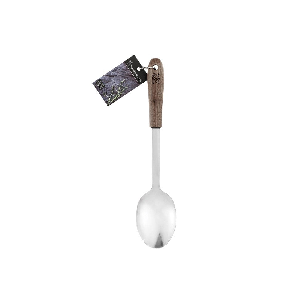 Stanley Rogers Solid Serving Spoon BLACK WALNUT, Stainless Steel