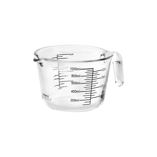 Wiltshire Measuring Jug, 1L, ml/oz/cup, Borosilicate Glass