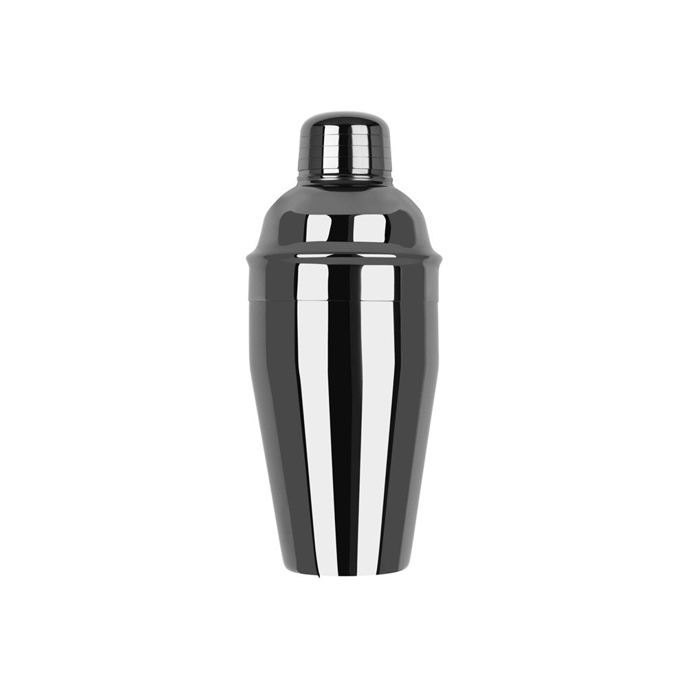 Zanzi Classic Club Cocktail Shaker, 500ml, Gunmetal, 3pc Set