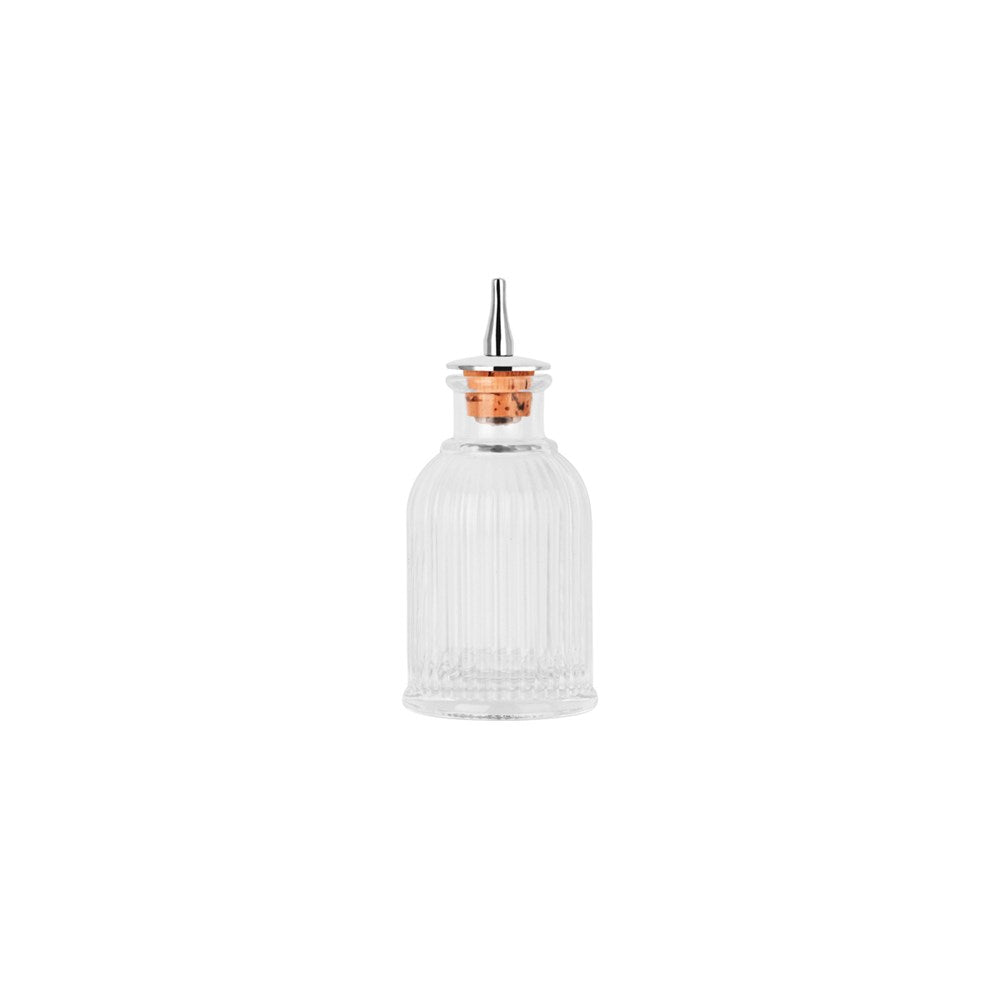 Zanzi Line Bitter Bottle, 90ml, Bevelled Glass