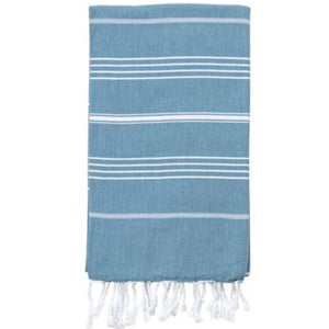 Knotty Orginal Turkish Towel - Agean Blue