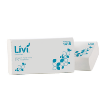 Livi Essentials Ultraslim Hand Towel, 2 Ply 150 Sheets