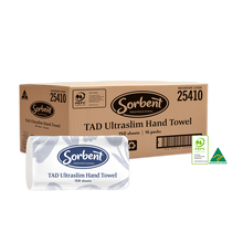 Sorbent Professional TAD Ultraslim Hand Towel, 1 Ply 150 Sheets