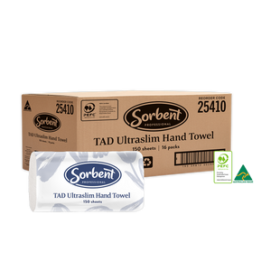 Sorbent Professional TAD Ultraslim Hand Towel, 1 Ply 150 Sheets