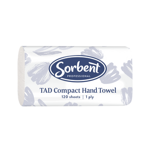 Sorbent Professional TAD Compact Hand Towel, 1  Ply 120 Sheets