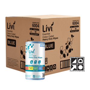 Livi Essentials Commercial Wipes (Blue)