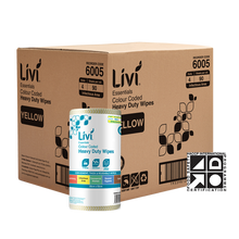 Livi Essentials Commercial Wipes (Yellow) Anitbacterial