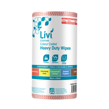 Livi Essentials Commercial Wipes (Red)