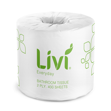 Livi Everyday Toilet Tissue, 2 Ply 400 Sheets