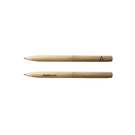 A by Adina Bamboo Pen, Black Ink, Natural Colour