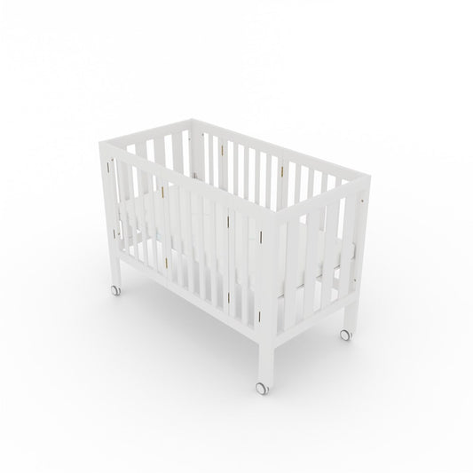 BabyRest Dixie Folding Cot, 1230x670x920mm, White