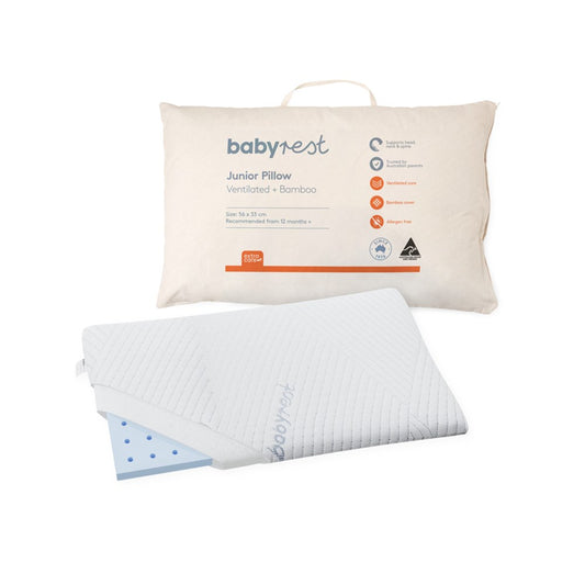 BabyRest Junior Pillow Ventilated + Bamboo, 560x330x40mm