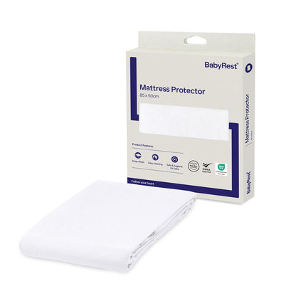 BabyRest Waterproof Mattress Protector, 850x500mm