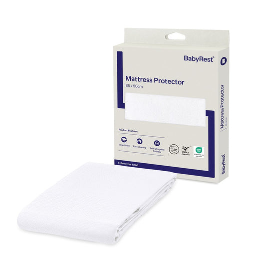 BabyRest Waterproof Mattress Protector, 850x500mm