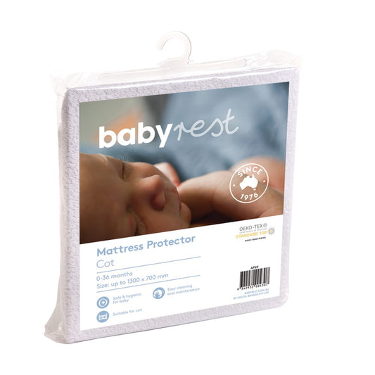 BabyRest Waterproof Mattress Protector, 1300x700mm