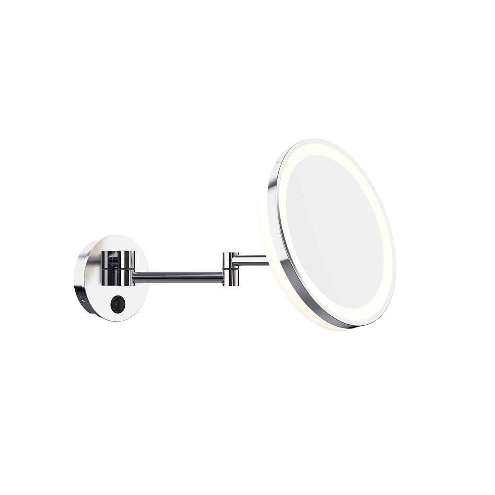 ALISEO Cosmetic Mirror LED ME, Double Arm, LED, 3X, 220mm, Chrome