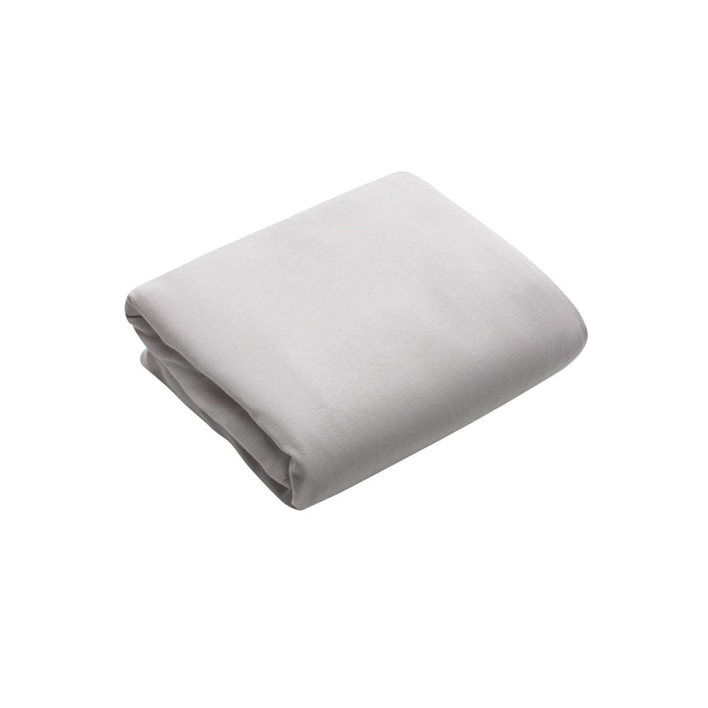 Bugaboo Fitted Sheet Stardust, 100% Natural Cotton, Mineral White