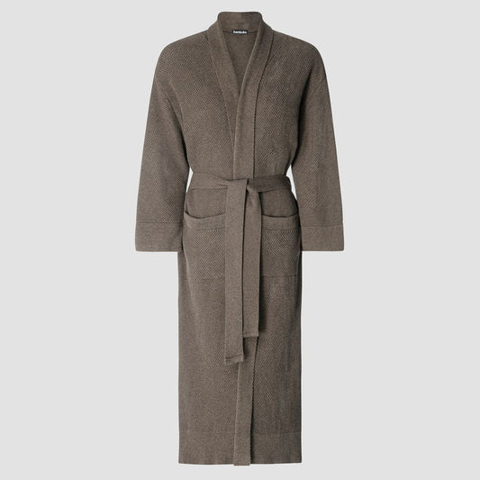 Bemboka Bathrobe, L-XL, 100% Combed Cotton, Mocha