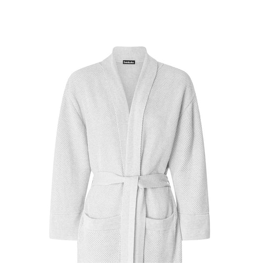 Bemboka Bathrobe, L-XL, 100% Combed Cotton, White