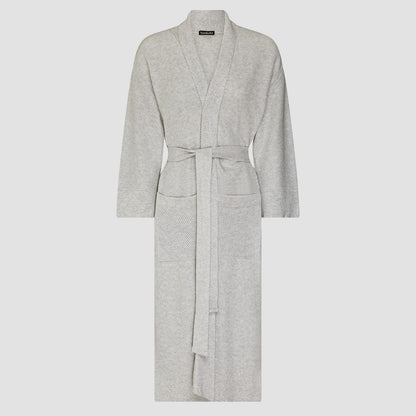 Bemboka Bathrobe, S-M, 100% Combed Cotton, Oyster