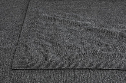 Bemboka Blanket Soft Cotton, Moss Stitch, King Single, Grey Marl
