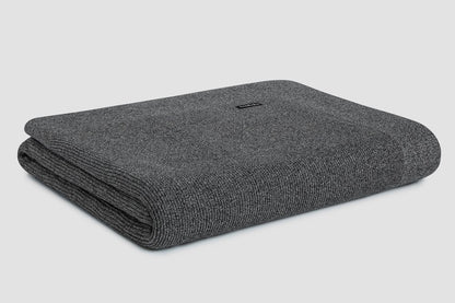 Bemboka Throw Soft Cotton, Rib Knit, Sofa/Lounge, Grey Marl
