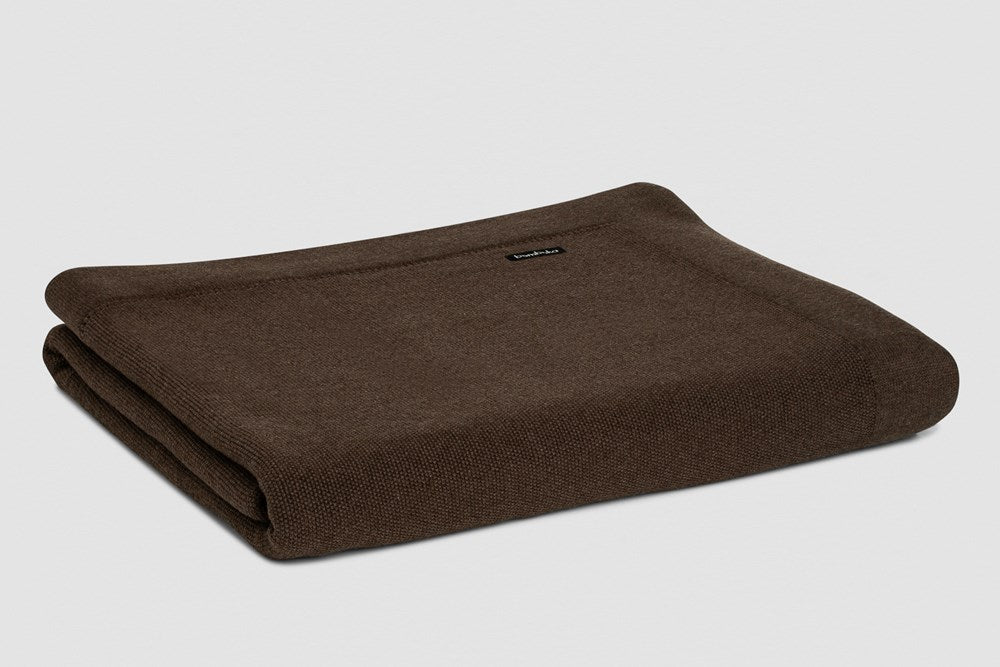 Bemboka Throw Soft Cotton, Trieste Knit, Sofa/Lounge, Chocolate