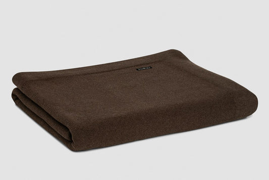 Bemboka Throw Soft Cotton, Trieste Knit, Sofa/Lounge, Chocolate