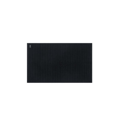Bemboka Bath Mat, Rib Weave, 100% Cotton, 1200gsm, Black