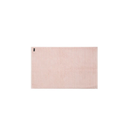 Bemboka Bath Mat, Rib Weave, 100% Cotton, 1200gsm, Blush