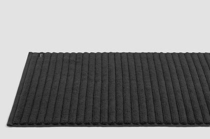 Bemboka Bath Mat, Rib Weave, 100% Cotton, 1200gsm, Charcoal