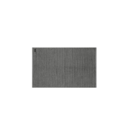 Bemboka Bath Mat, Rib Weave, 100% Cotton, 1200gsm, Grey