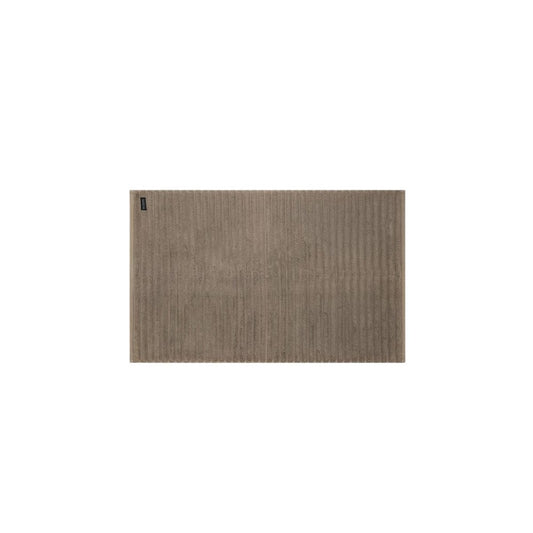Bemboka Bath Mat, Rib Weave, 100% Cotton, 1200gsm, Mocha