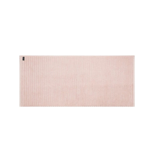 Bemboka Long Bath Mat, Rib Weave, 100% Cotton, 1200gsm, Blush