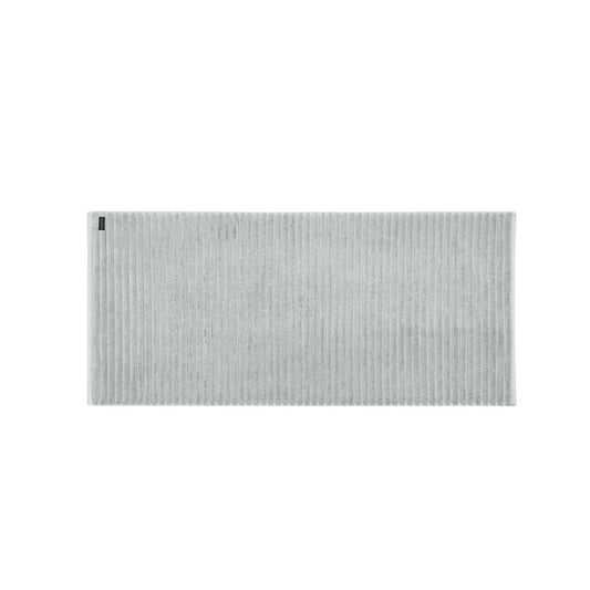Bemboka Long Bath Mat, Rib Weave, 100% Cotton, 1200gsm, Dove