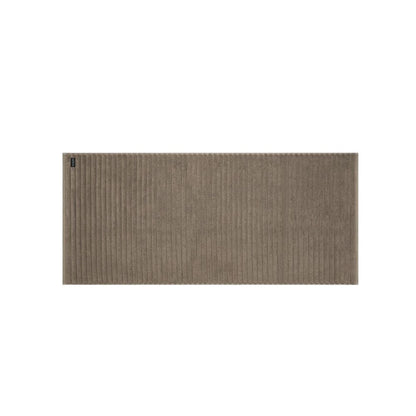 Bemboka Long Bath Mat, Rib Weave, 100% Cotton, 1200gsm, Mocha