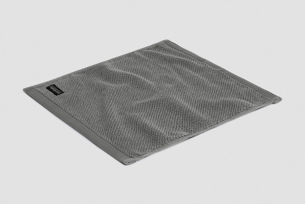 Bemboka Face Washer, Jacquard Weave, 100% Cotton, 650gsm, Grey