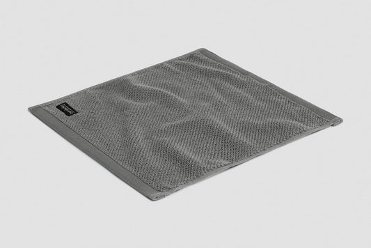 Bemboka Face Washer, Jacquard Weave, 100% Cotton, 650gsm, Grey