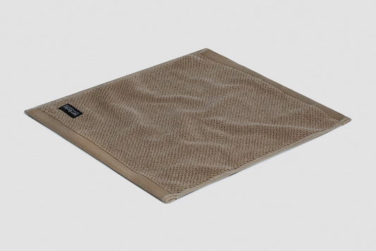 Bemboka Face Washer, Jacquard Weave, 100% Cotton, 650gsm, Mocha