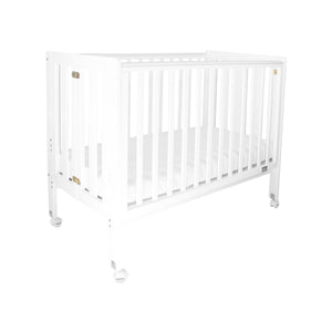 Fold n Go White Timber Cot