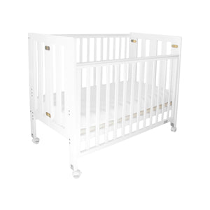 Fold n Go White Timber Cot